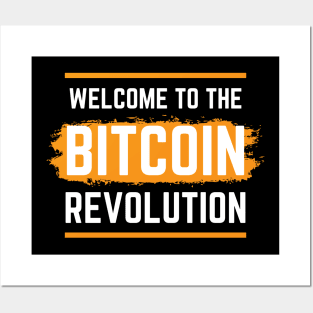 Bitcoin - Welcome to the Bitcoin Revolution Posters and Art